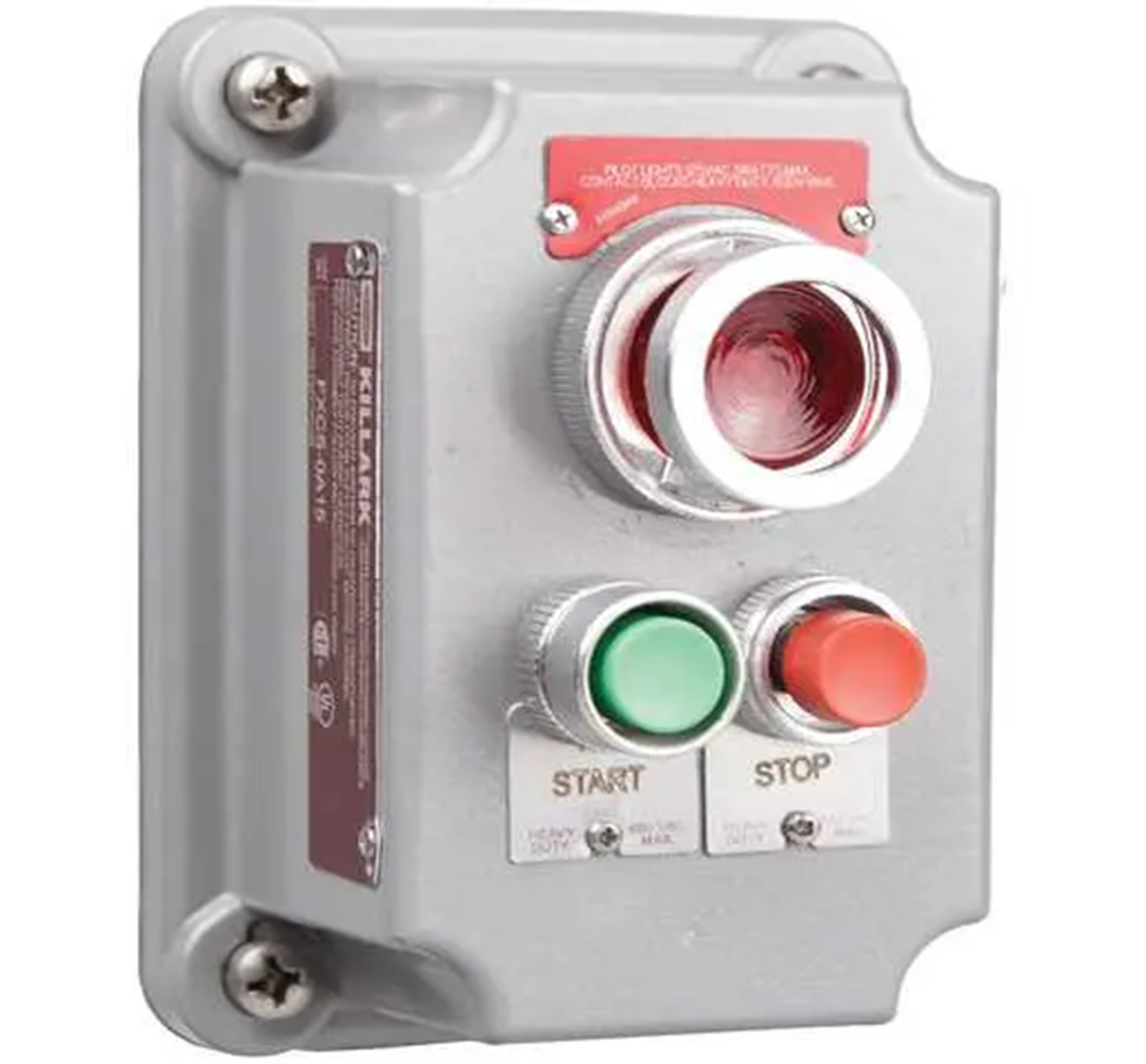Killark FXCS Series — Factory Sealed Control Station Cover Killark FXCS Series —<br />
Factory Sealed Control Station Cover<br />