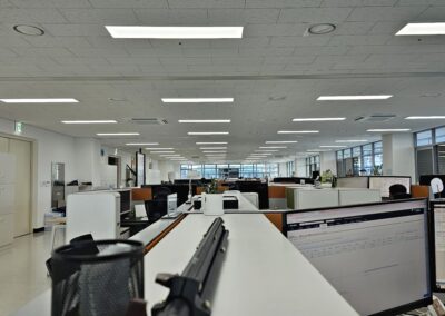nterior view of the office – lots of fieldwork involved. 2